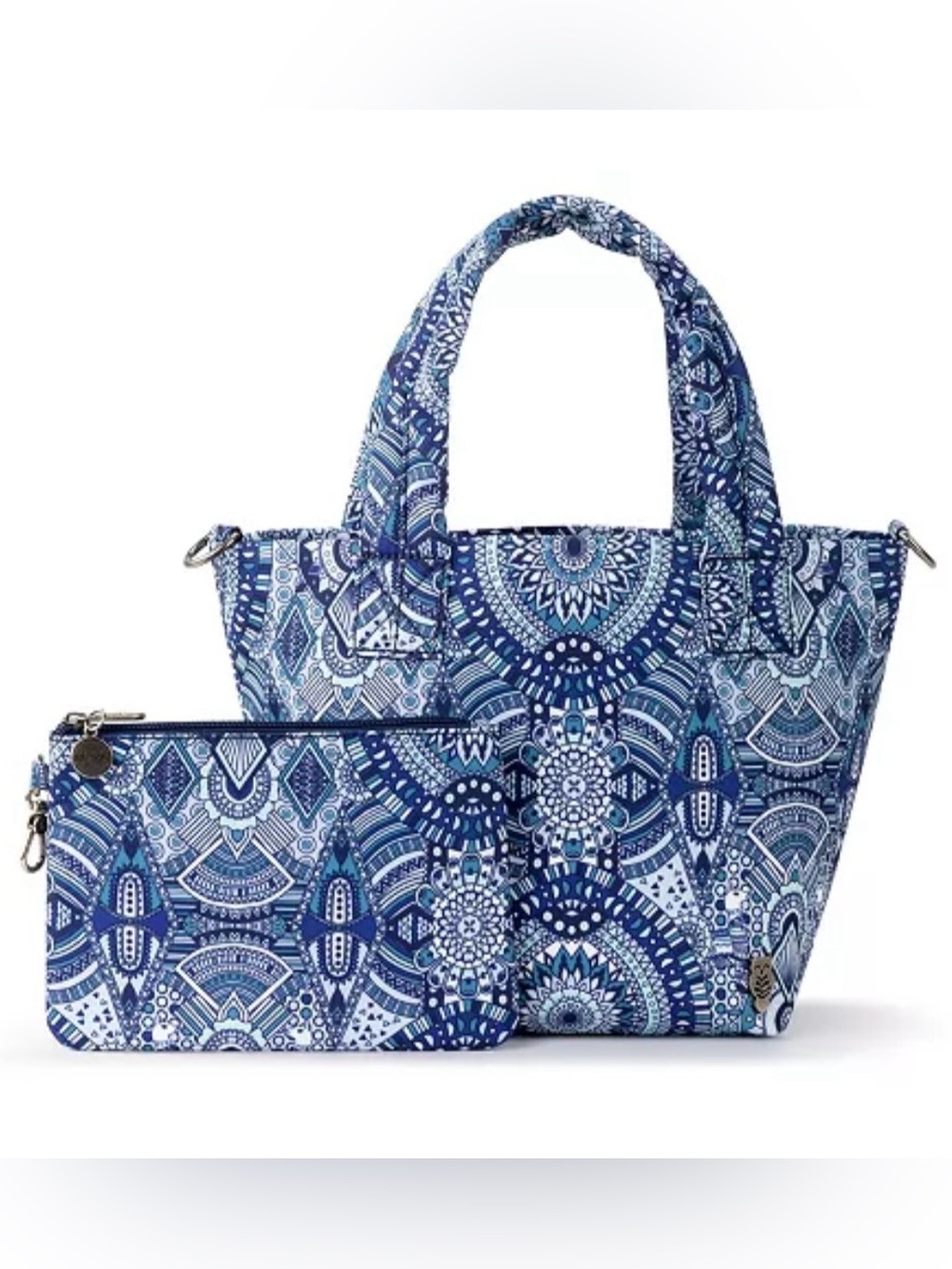 Sakroots Culver Blue Mandala Print Travel Tote Set